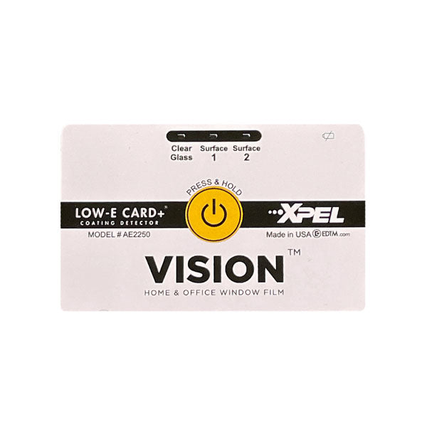 XPEL TOOLS - Low-E Card + Low-E Detector