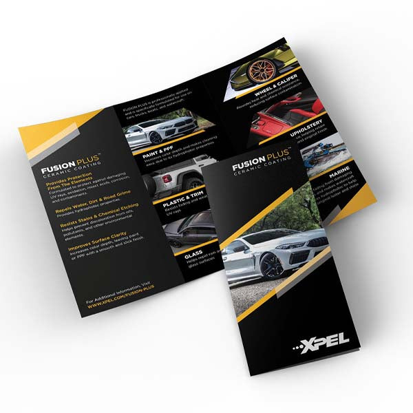 XPEL MARKETING - Tri-Fold Brochure Fusion Plus Family (50 Pack)