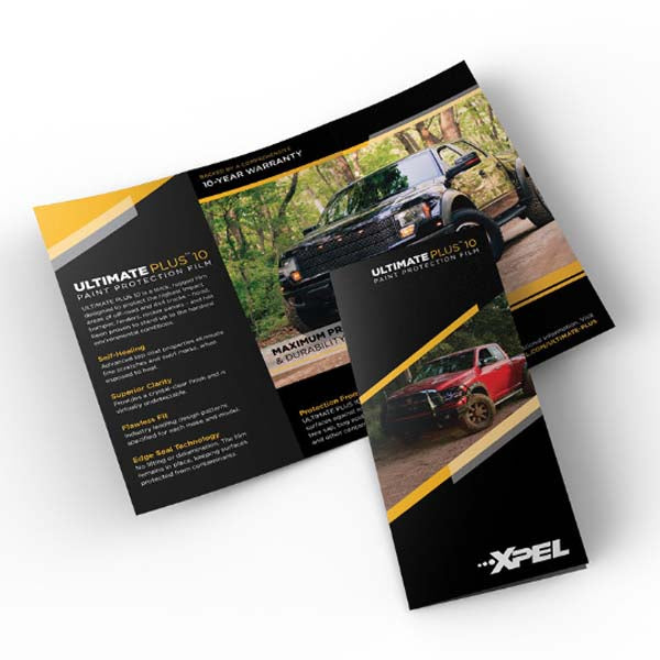 XPEL MARKETING - Tri-Fold Brochure Ultimate Plus 10 Trucks (50 Pack)